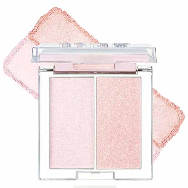 Пудра-хайлайтер для лица CLIO Prism Highlighter Duo 02 Lavender Voyage 2,8 г 2,8 г