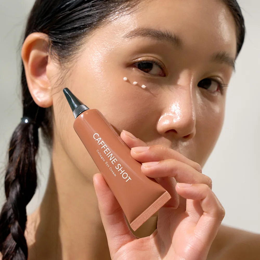 Противоотечный тонизирующий крем для век с коллагеном и кофеином ShaiShaiShai Caffeine Shot Collagen Eye Cream 30 мл