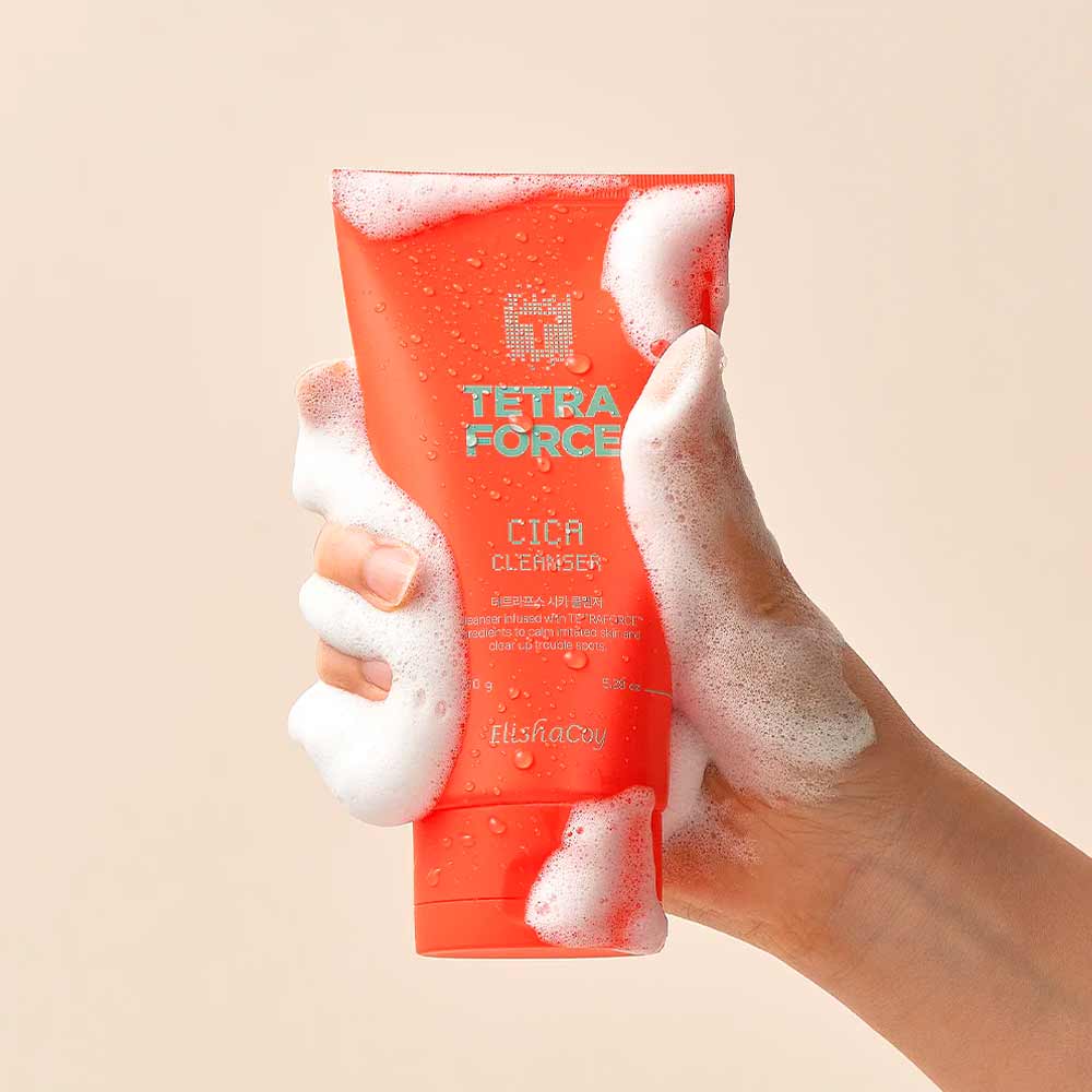 Пенка для проблемной кожи лица ElishaCoy Tetraforce Cica Cleanser 150 г
