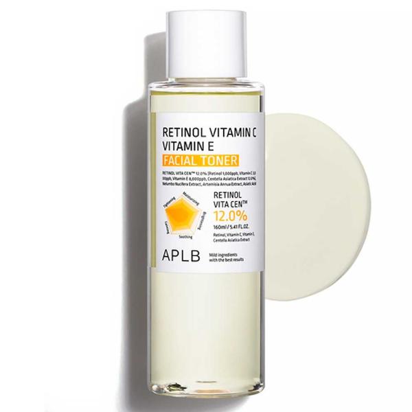 Укрепляющее средство-тонер для лица с ретинолом APLB Retinol Vitamin C Vitamin E Facial Toner 160 мл