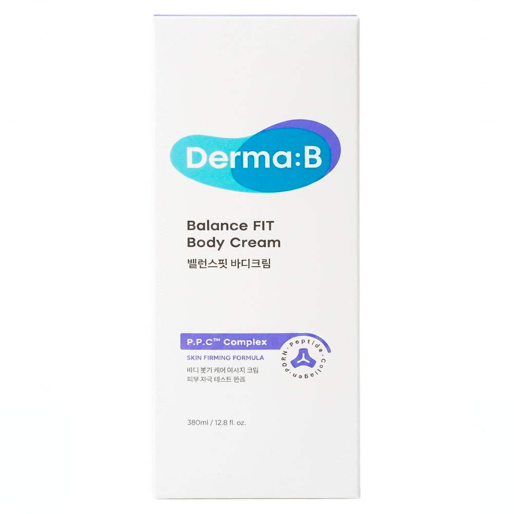 Укрепляющий крем для тела с ПДРН и пептидами Derma:B Balance Fit Body Cream 380 мл