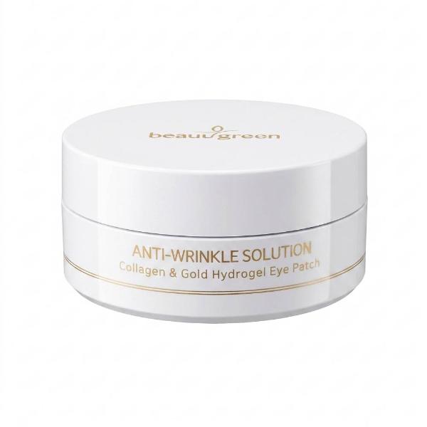 Гидрогелевые патчи для век с коллагеном и коллоидным золотом BeauuGreen Collagen Gold Hydrogel Eye Patch 60 шт