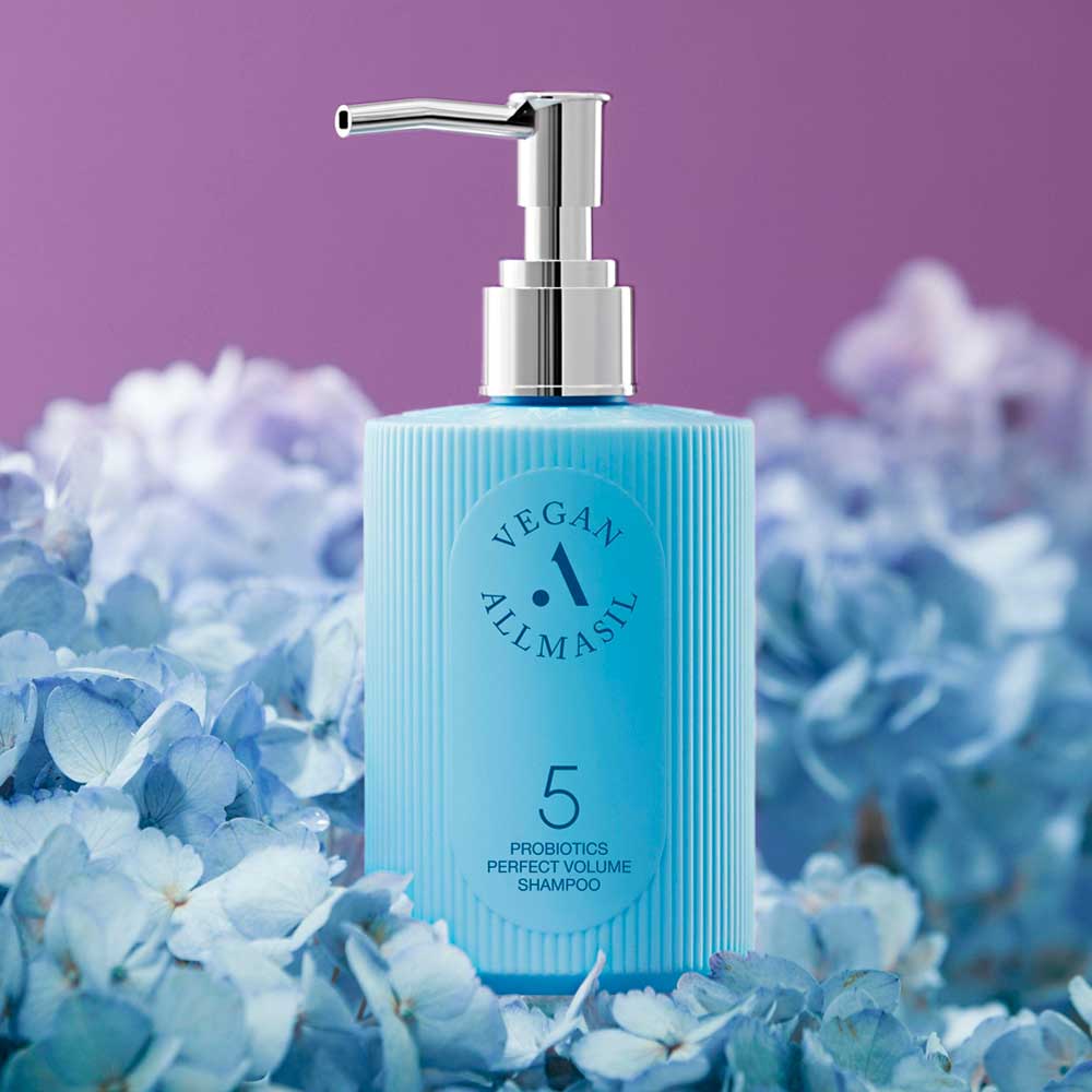 Шампунь для объёма волос с пробиотиками AllMasil 5 Probiotics Perfect Volume Shampoo 300 мл