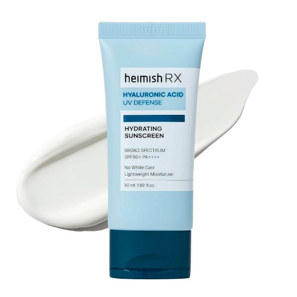 Солнцезащитный увлажняющий крем для лица Heimish RX Hyaluronic Acid Hydrating Sunscreen SPF50+ PA++++ 50 мл