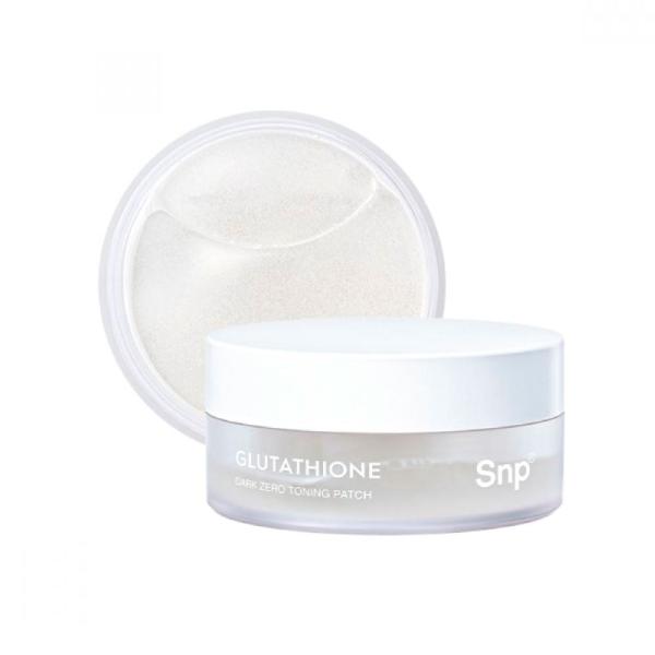 Тонизирующие гидрогелевые патчи для век SNP Glutathione Dark Zero Tonning Patch 60 шт