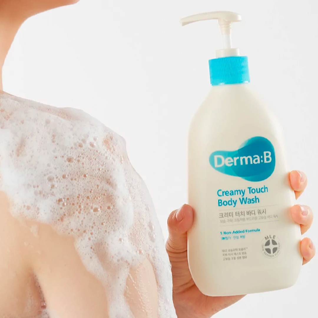 Ламеллярный крем-гель для душа Derma:B Creamy Touch Body Wash 400 мл