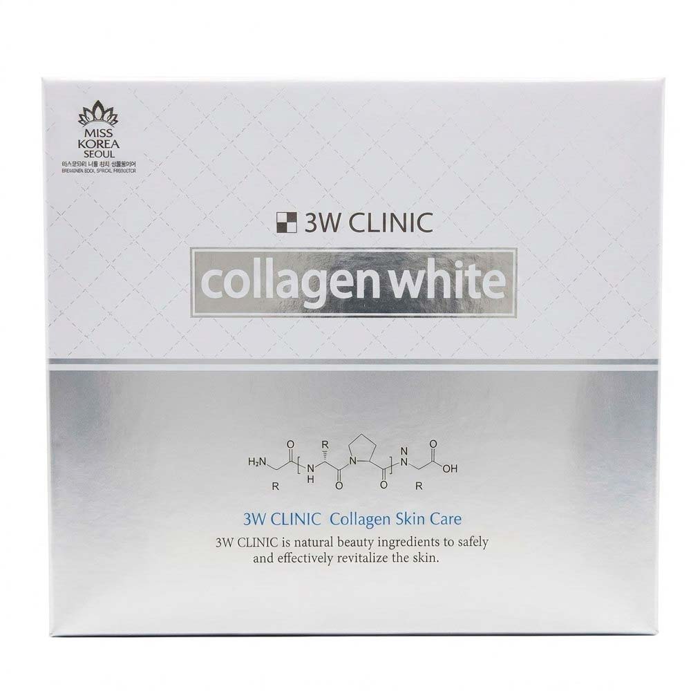 Набор для лица осветляющий с коллагеном 3W CLINIC Collagen Whitening Skin Care Items 3 Set 2 шт х 150 мл, 60 мл, 2 шт х 30 мл