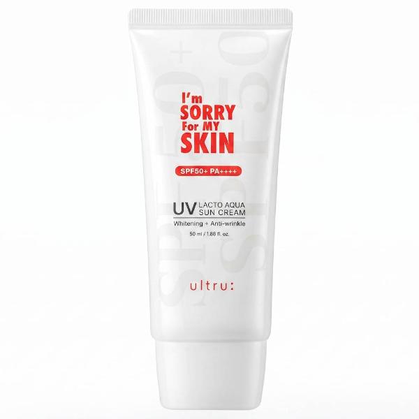 Лёгкий солнцезащитный крем с лактобактериями Im Sorry For My Skin Lacto Aqua Sun Cream SPF50+ PA++++ 50 мл