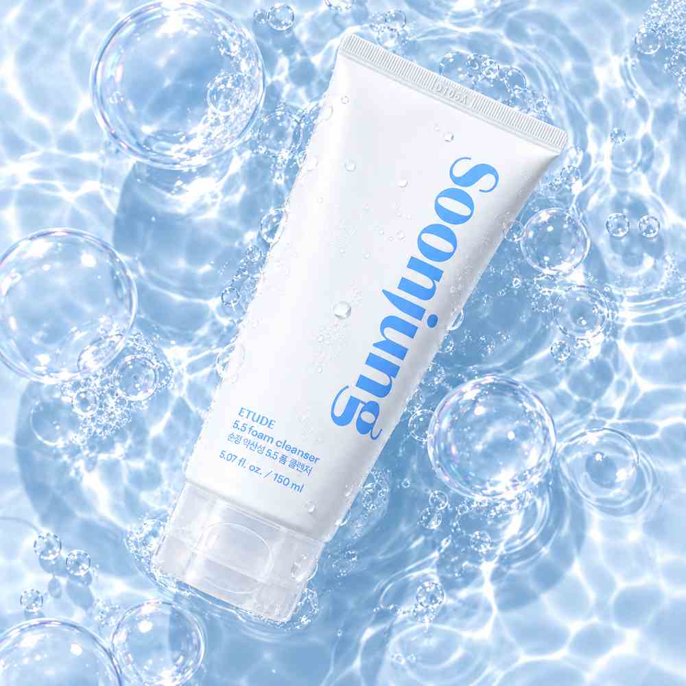 Пенка для умывания для чувствительной кожи лица Etude House Soon Jung pH 5.5 Foam Cleanser 150 мл