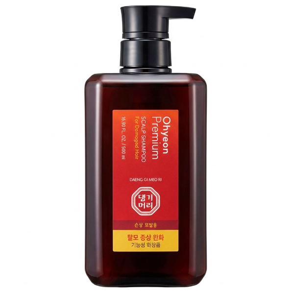 Укрепляющий шампунь для повреждённых волос Daeng Gi Meo Ri Ohyeon Premium For Damaged Hair Shampoo 500 мл