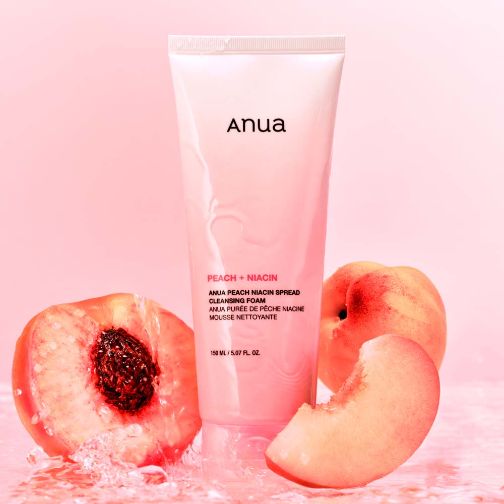 Пенка для умывания с персиком и ниацинамидом Anua Peach Niacin Spread Cleansing Foam 150 мл