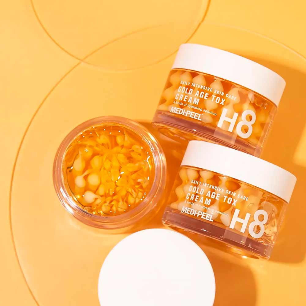 Антивозрастной капсульный крем с экстрактом золотого шелкопряда Medi-Peel Gold Age Tox Cream 50 мл