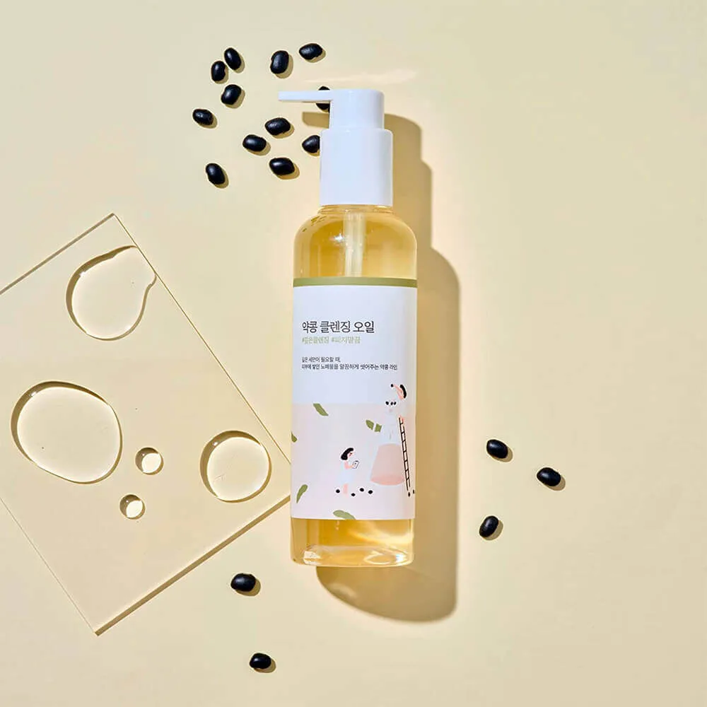 Восстанавливающее гидрофильное масло на основе черной сои Round Lab Soybean Cleansing Oil 200 мл