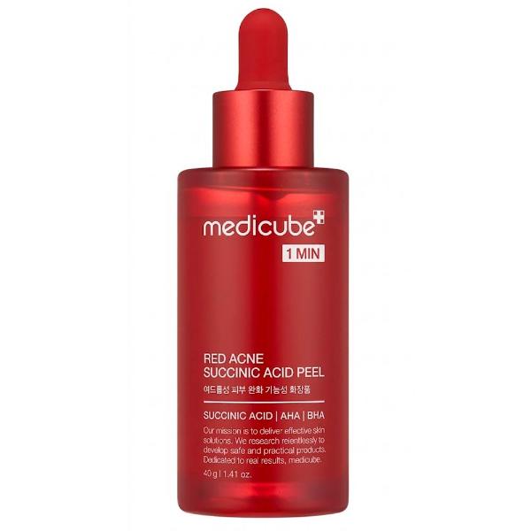Пилинг сыворотка от воспалений и для обновления кожи с янтарной кислотой Medicube Red Acne Succinic Acid Peel 40 г