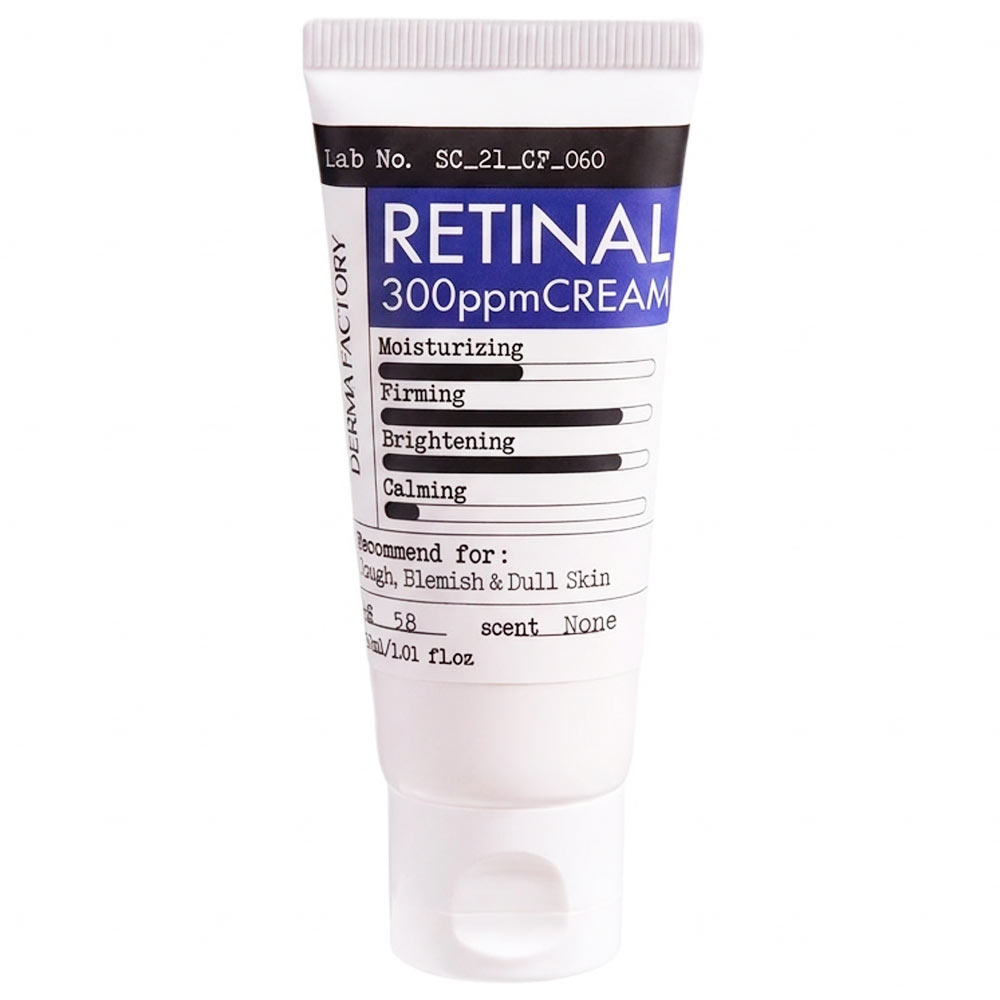 Укрепляющий крем для лица с ретиналем 300ppm Derma Factory Retinal 300ppm Cream 30 мл