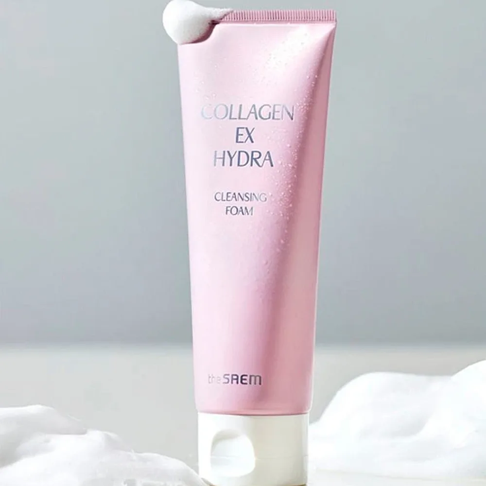 Пенка для умывания увлажняющая с коллагеном The Saem Collagen EX Hydra Cleansing Foam 100 мл