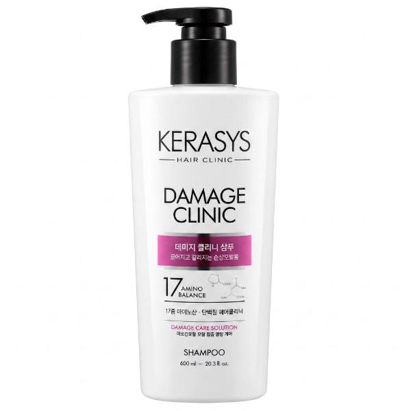 Шампунь для поврежденных волос KeraSys Damage Clinic Protein Shampoo 600 мл