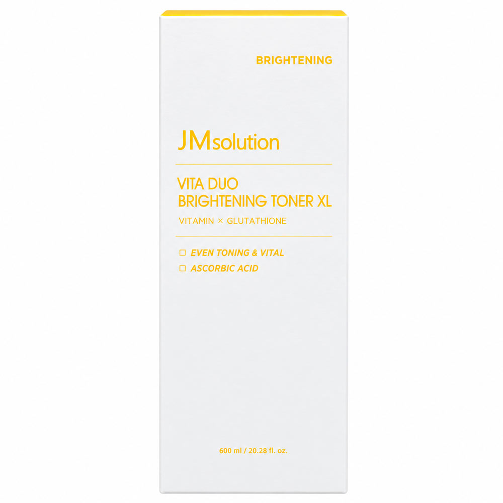Освежающее средство-тонер для лица с комплексом витаминов JMsolution Vita Duo Brightening Toner XL 600 мл