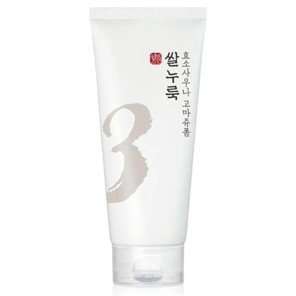 Кремовая энзимная пенка для умывания с экстрактом риса Numbuzin No.3 Rice Enzyme Skin Softening Cleansing Foam 150 мл