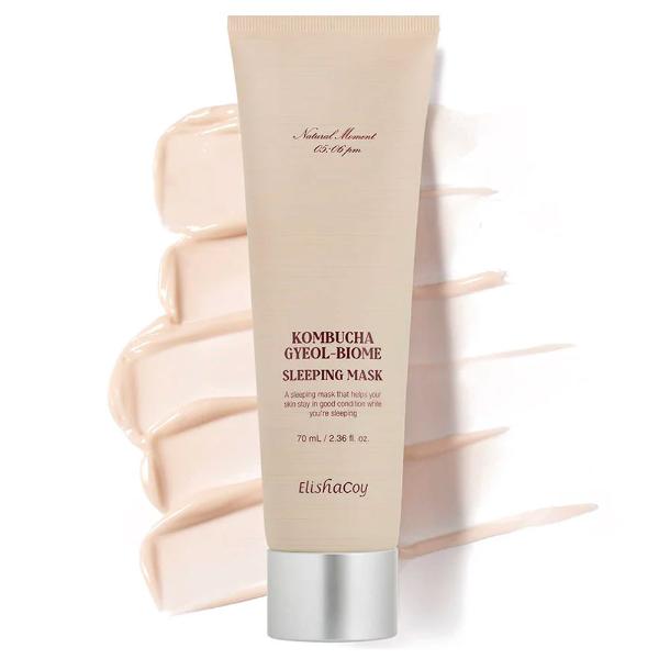 Ночная восстанавливающая маска с комбучей ElishaCoy Kombucha Gyeol Biome Sleeping Mask 70 мл