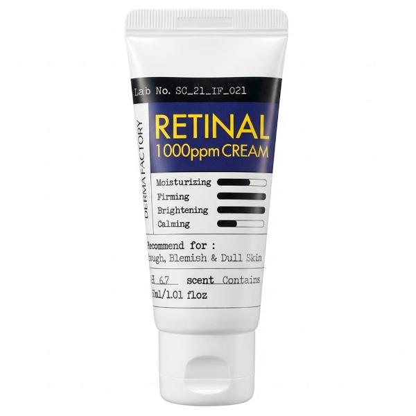 Концентрированный крем для лица с ретиналем Derma Factory Retinal 1000ppm Cream 30 мл