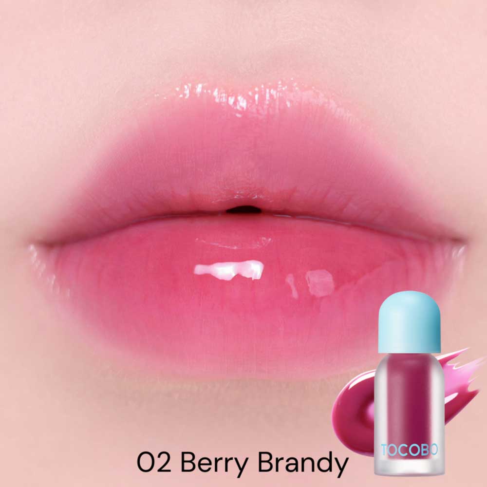 Оттеночное масло-плампер для губ Tocobo Juicy Berry Plumping Lip Oil Glam Max 02 Berry Brandy 4 г