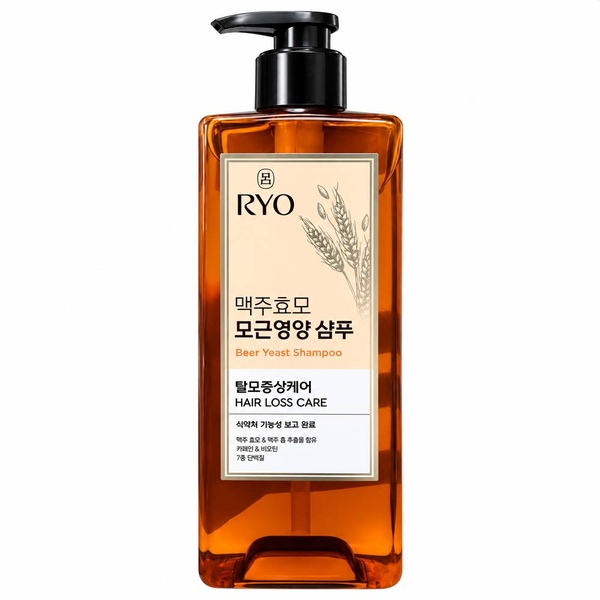Питательный шампунь для волос с пивными дрожжами Ryo Beer Yeast Shampoo 600 мл