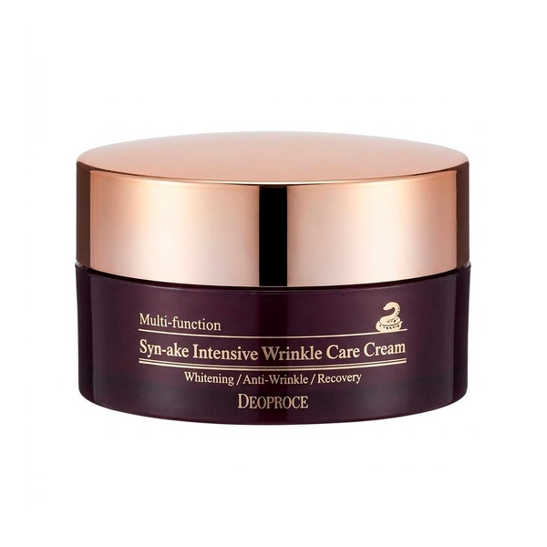 Интенсивный антивозрастной крем для лица со змеиным ядом Deoproce Syn-Ake Intensive Wrinkle Care Cream 100 г