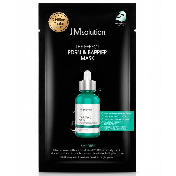 Восстанавливающая тканевая маска для лица с ПДРН JMsolution The Effect PDRN Barrier Mask 24 мл