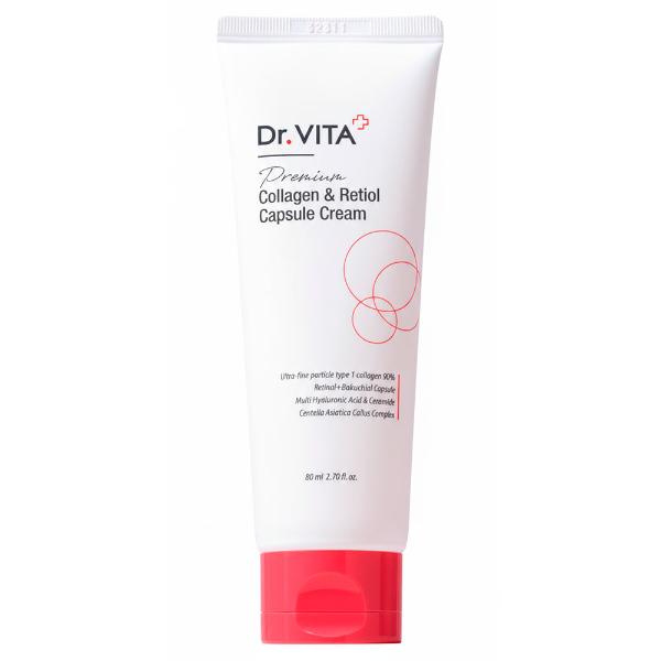 Капсульный крем для лица с коллагеном и ретинолом Dr.Vita Collagen & Retinol Capsule сream 80 мл