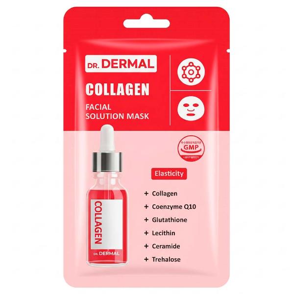Тканевая маска для лица с коллагеном Dr.Dermal Facial Solution Mask Collagen 25 мл