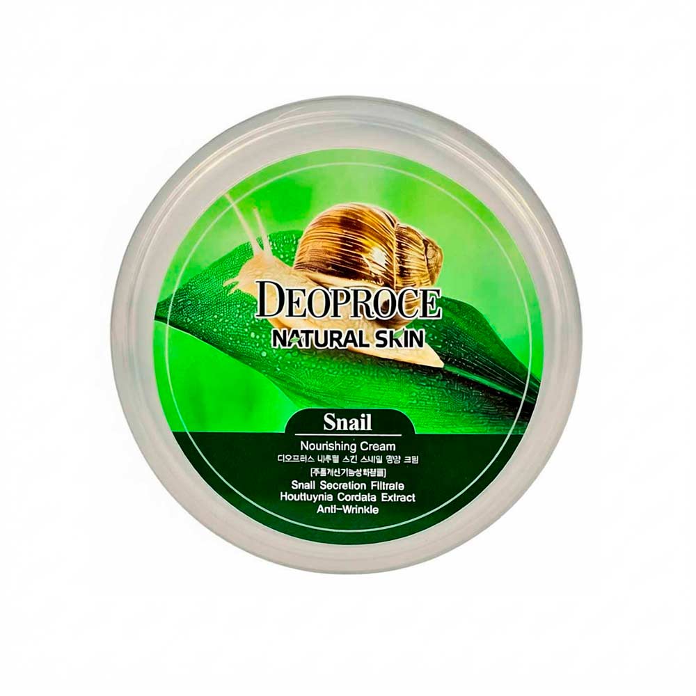 Крем для лица и тела с муцином улитки Deoproce Natural Skin Snail Nourishing Cream 100 г