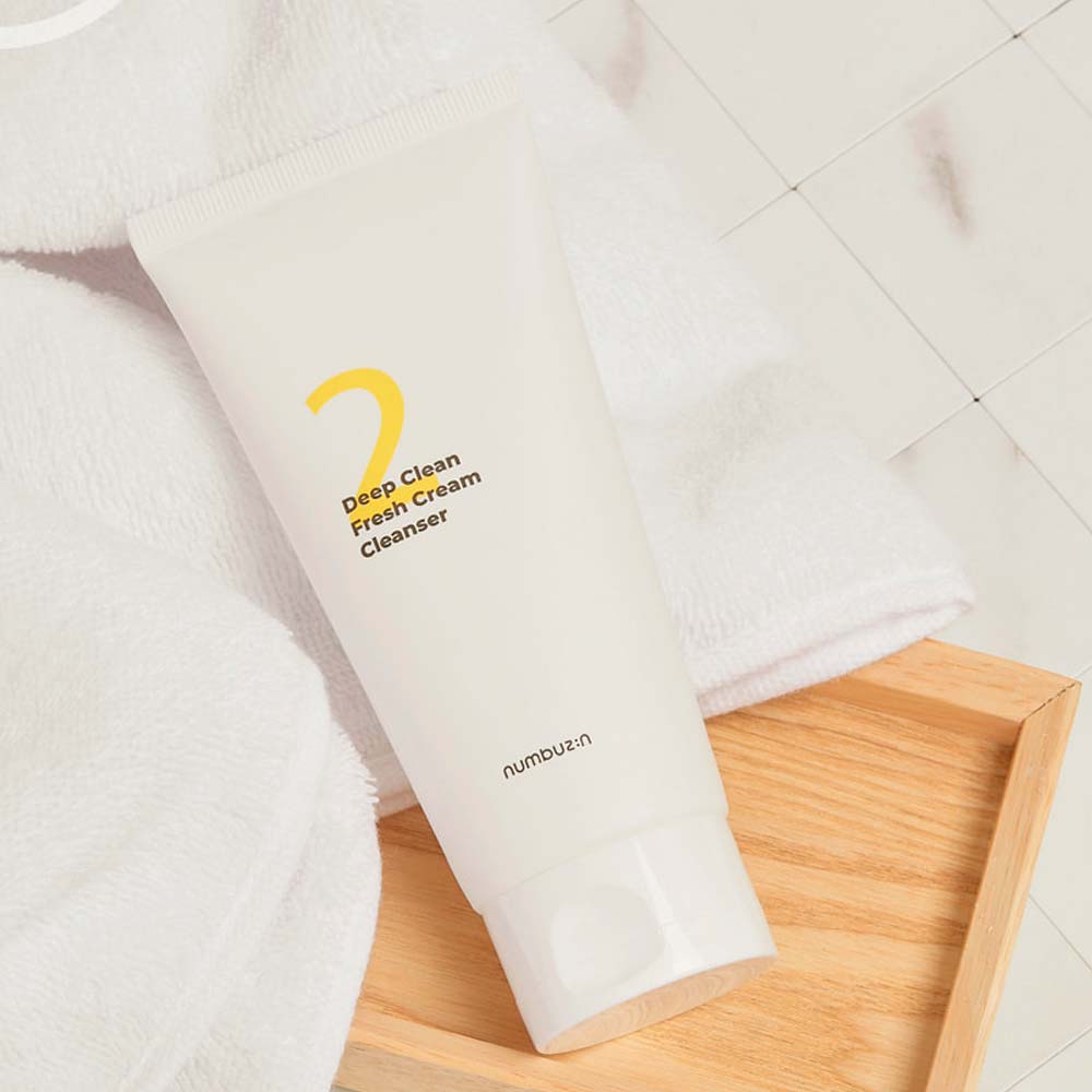 Кремовая пенка для глубокого очищения Numbuzin No.2 Deep Clean Fresh Cream Cleanser 120 мл