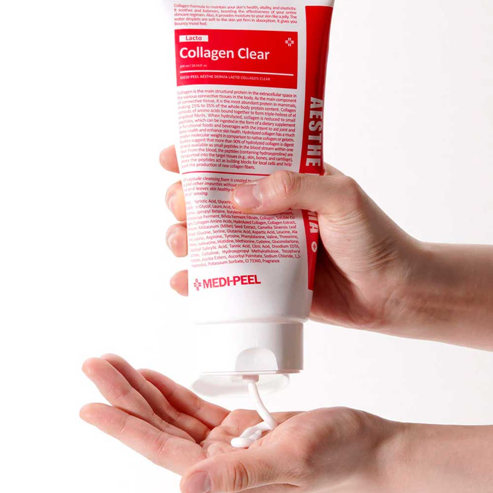 Пенка для умывания с пробиотиками и аминокислотами Medi-Peel Red Lacto Collagen Clear 2.0 300 мл