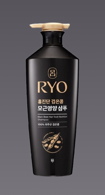 Шампунь для укрепления корней волос с экстрактом чёрных бобов Ryo Black Bean Hair Root Nutrition Shampoo 820 мл
